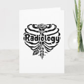 Radiology Tech Krass Nurse Blume Technologist Xray Karte (Vorderseite)