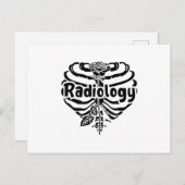 Radiology Tech Krass Nurse Blume Technologist Xray Postkarte (Vorne/Hinten)