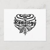 Radiology Tech Krass Nurse Blume Technologist Xray Postkarte (Vorderseite)