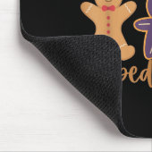 Radiology Tech Pediatric Christmas Gingerbread Man Mousepad (Ecke)