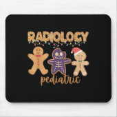 Radiology Tech Pediatric Christmas Gingerbread Man Mousepad (Vorne)