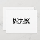 Radiology Tech Rad Medicine Xray Technologist Postkarte (Vorne/Hinten)