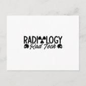 Radiology Tech Rad Medicine Xray Technologist Postkarte (Vorderseite)