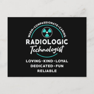 Radiology Tech Radiologiologe Xray Tech Postkarte