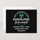 Radiology Tech Radiologiologe Xray Tech Postkarte (Vorne/Hinten)