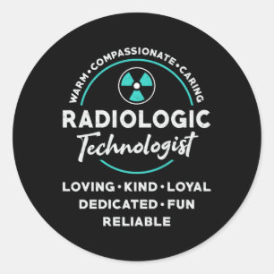Radiology Tech Radiologiologe Xray Tech Runder Aufkleber
