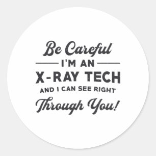 Radiology Tech Radiologist Ich bin ein Röntgenfors Runder Aufkleber