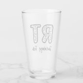 Radiology Tech RT Krass Technician Röntgentechnik  Glas (Rückseite)