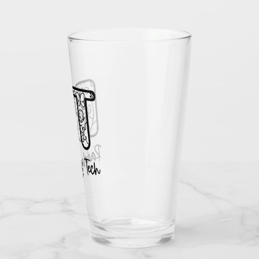 Radiology Tech RT Krass Technician Röntgentechnik Glas (Links)