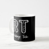 Radiology Tech RT Krass Technician Röntgentechnik Kaffeetasse (Vorderseite Links)
