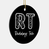 Radiology Tech RT Krass Technician Röntgentechnik  Keramik Ornament (Rechts)