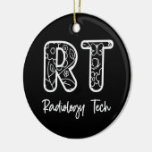 Radiology Tech RT Krass Technician Röntgentechnik  Keramik Ornament (Links)