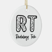 Radiology Tech RT Krass Technician Röntgentechnik  Keramik Ornament (Rechts)