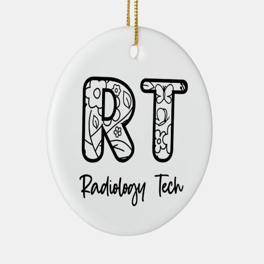 Radiology Tech RT Krass Technician Röntgentechnik Keramik Ornament (Rechts)