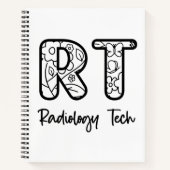 Radiology Tech RT Krass Technician Röntgentechnik Notizblock (Vorderseite)