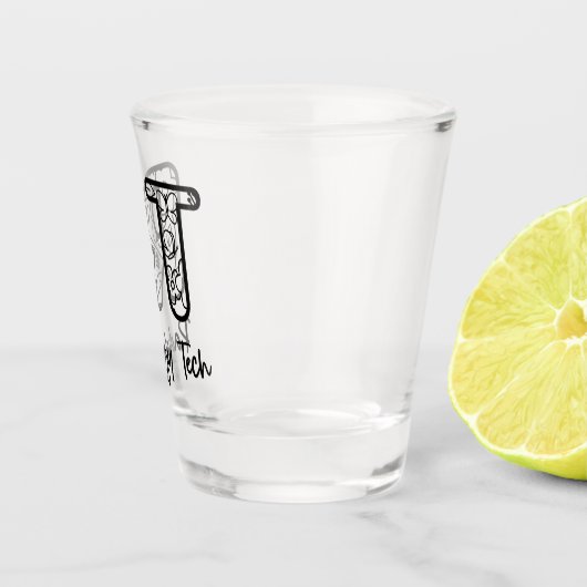 Radiology Tech RT Krass Technician Röntgentechnik Schnapsglas (Rechts)