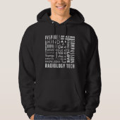 Radiology Tech Technologist Krass Tech X-Ray Techs Hoodie (Vorderseite)