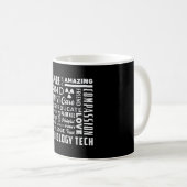 Radiology Tech Technologist Krass Tech X-Ray Techs Kaffeetasse (VorderseiteRechts)