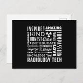 Radiology Tech Technologist Krass Tech X-Ray Techs Postkarte (Vorne/Hinten)