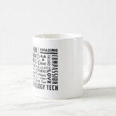 Radiology Tech Technologist Rad Tech X-Ray Tech Kaffeetasse (VorderseiteRechts)