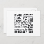 Radiology Tech Technologist Rad Tech X-Ray Tech Postkarte (Vorne/Hinten)