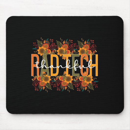 Radiology Tech Thanksgiving Rad Technologist Rad T Mousepad (Vorne)