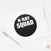 Radiology Tech X-Ray Squad Runder Aufkleber (Umschlag)