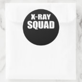 Radiology Tech X-Ray Squad Runder Aufkleber (Tasche)