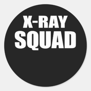 Radiology Tech X-Ray Squad Runder Aufkleber