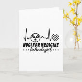 Radiology Tech Xray Nuclear Medicine Technologist Karte (Gelbe Blume)