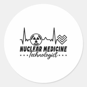 Radiology Tech Xray Nuclear Medicine Technologist Runder Aufkleber