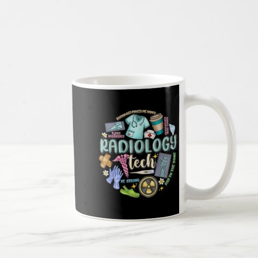 Radiology Technician Christmas Rad Tech X-ray Tech Kaffeetasse (Rechts)