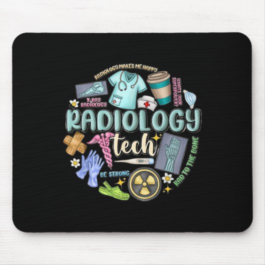 Radiology Technician Christmas Rad Tech X-ray Tech Mousepad (Vorne)