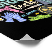 Radiology Technician Christmas Rad Tech X-ray Tech Poster (Ecke)