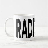 RADIOLOGY Typography Medical Imaging Gift Kaffeetasse (Links)