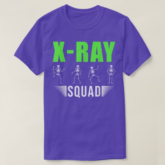 Radiology Xray Skeletons Funny Radiologist Squad  T-Shirt (Design vorne)