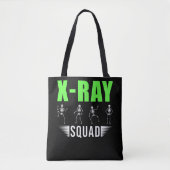 Radiology Xray Skeletons Funny Radiologist Squad Tasche (Vorderseite)