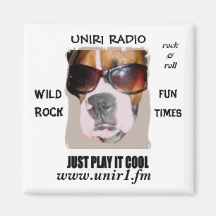 RADIOmagnet UNIR1 MIT BOXER-KOPF Magnet