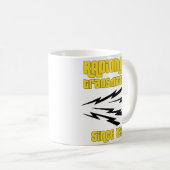 Radioman seit 1921 Kaffee-Tasse RM Jargon-Militär Kaffeetasse (VorderseiteRechts)