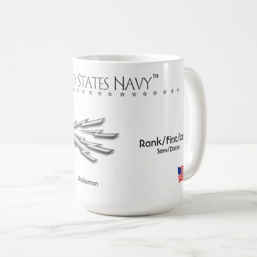 RADIOMAN-TASSE KAFFEETASSE (VorderseiteRechts)