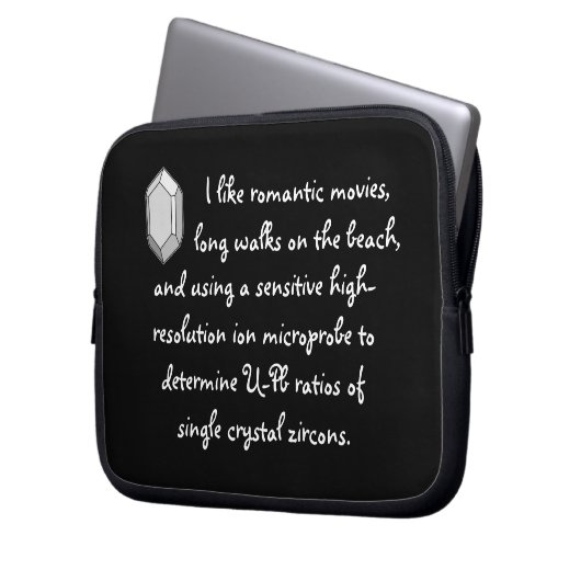 Radiometrischer Verabred-Service- Funny-Geologie Laptopschutzhülle (Vorderseite Links)