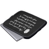 Radiometrischer Verabred-Service- Funny-Geologie Laptopschutzhülle (Vorne Knopf)