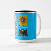 Radionic 3 Dial Cup Zweifarbige Tasse (VorderseiteRechts)