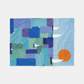 Radioozeanreise Fleecedecke (Vorderseite (Horizontal))