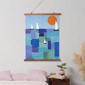 Radioozeanreise Wandteppich Mit Holzrahmen (Schlafzimmer)