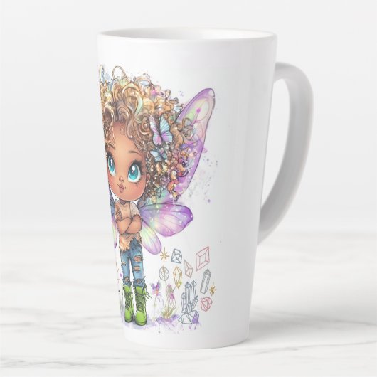 Radiopositive Lil Fairy Latte-Tasse Milchtasse (Rechte Ecke)