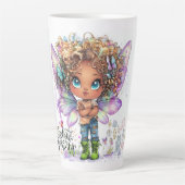 Radiopositive Lil Fairy Latte-Tasse Milchtasse (Vorderseite)