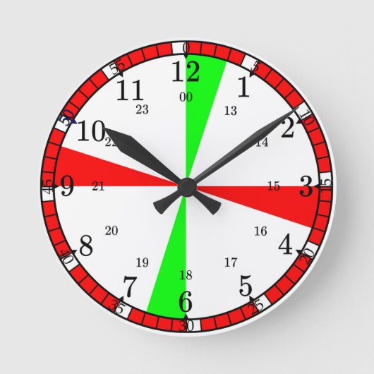 Radioraumuhr des Schiffs Runde Wanduhr (Vorderseite)