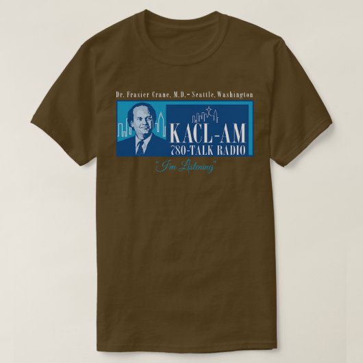 Radiosender Frasier Crane KACL T-Shirt (Design vorne)