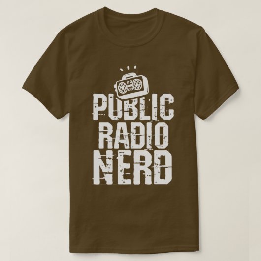 Radiosender Nerd T-Shirt (Design vorne)